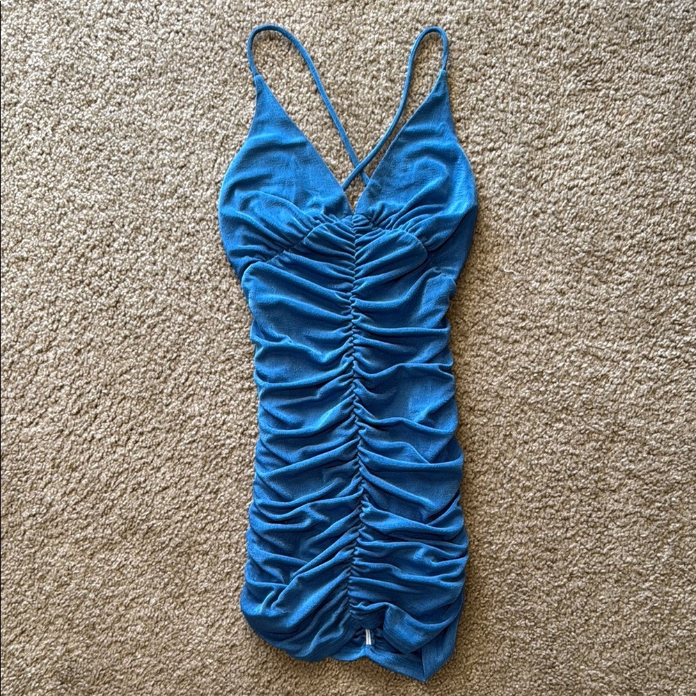 Blue Mini Dress Revolve